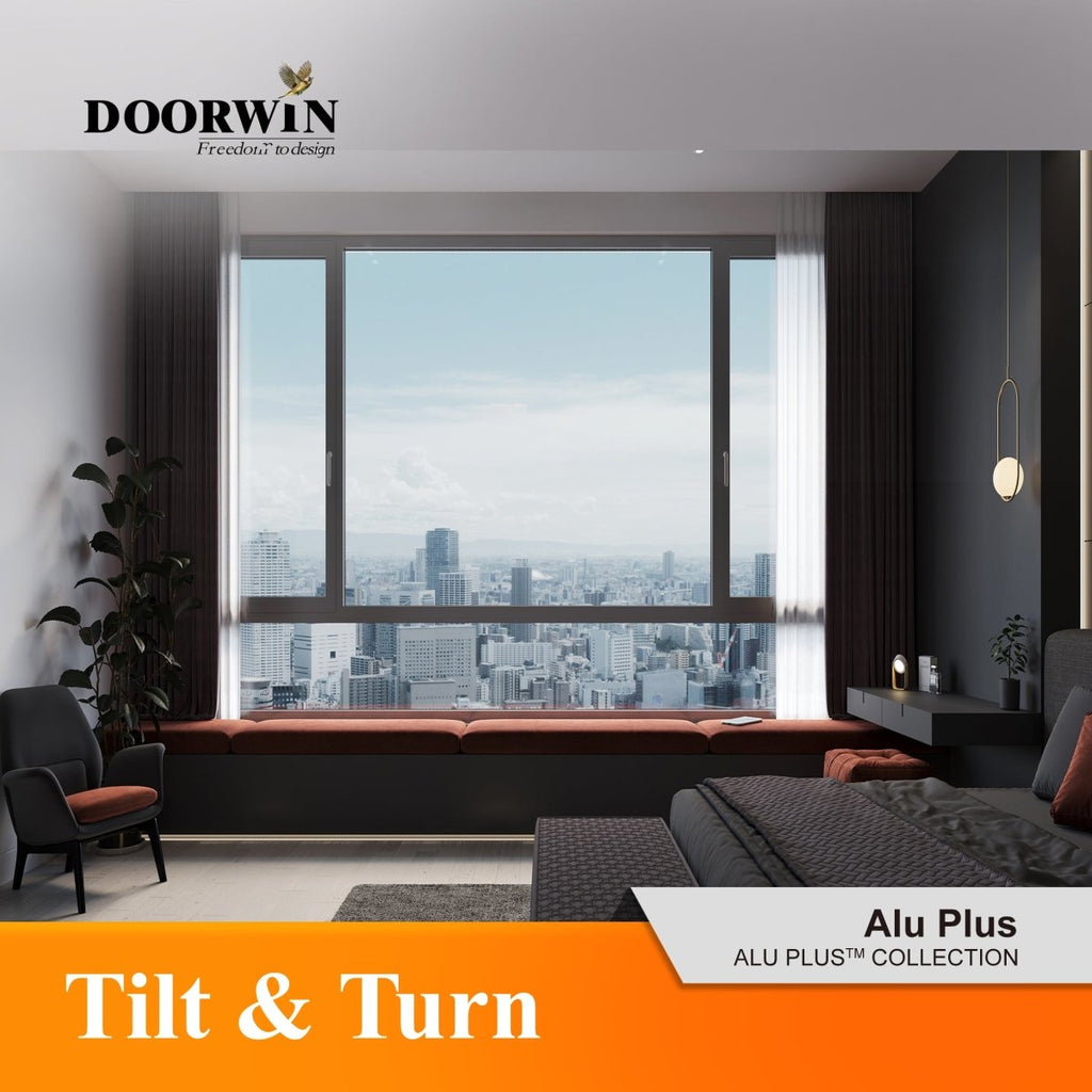 ALU PLUS  COLLECTION, European Style tilt & turn window - Shandong Doorwin Construction Co., Ltd.