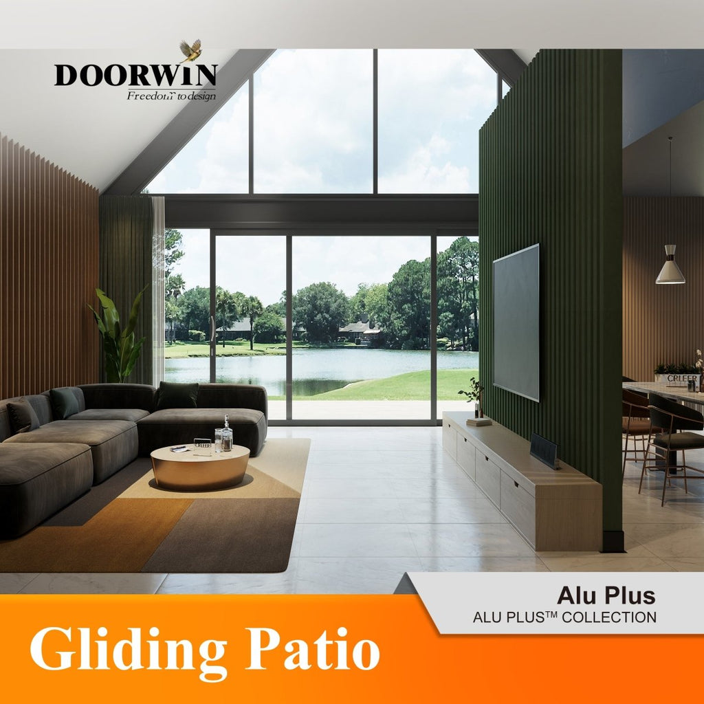 ALU PLUS COLLECTION  for sea-view room , gliding patio door - Shandong Doorwin Construction Co., Ltd.