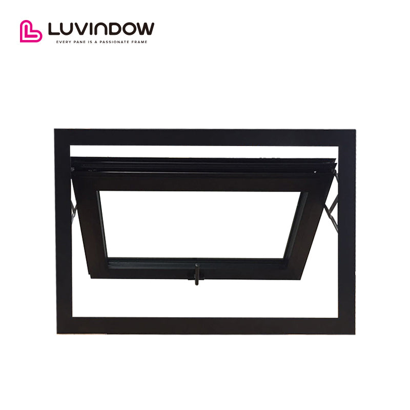 Black Aluminum Swing Awning Window