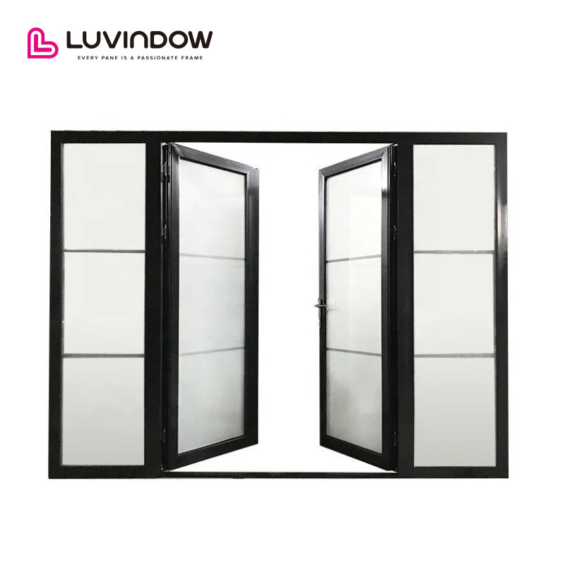 Commercial Triple Glazed Aluminium French Doors