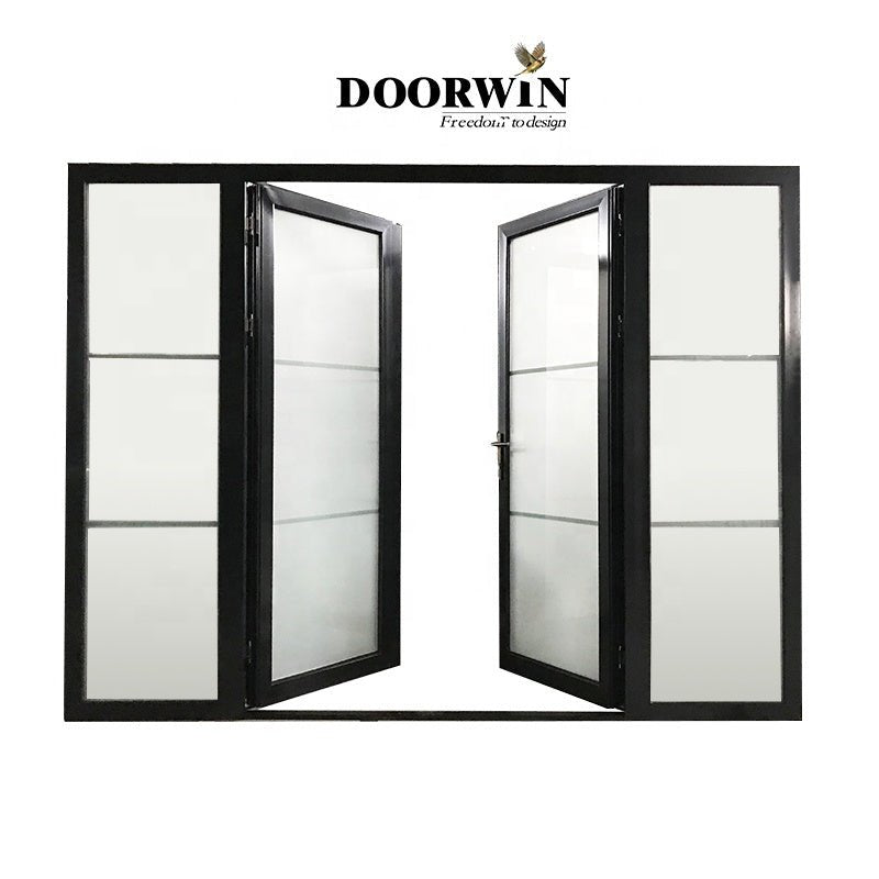 American hot selling window and high quality good performance triple glazed aluminium doors - Doorwin Group Windows & Doors