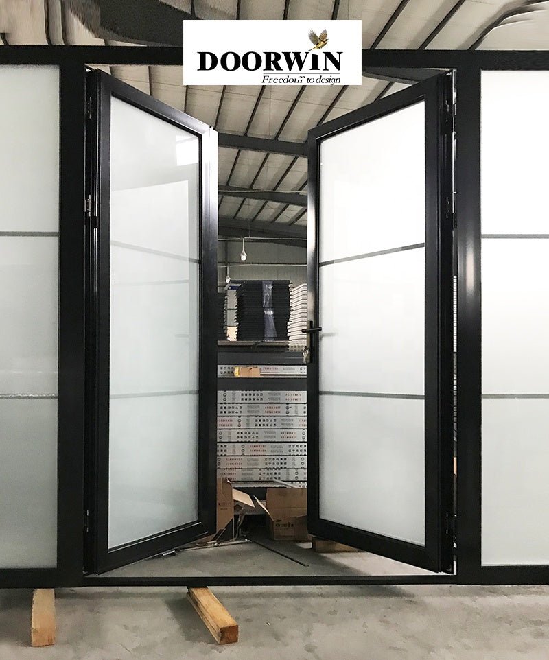 American hot selling window and high quality good performance triple glazed aluminium doors - Doorwin Group Windows & Doors