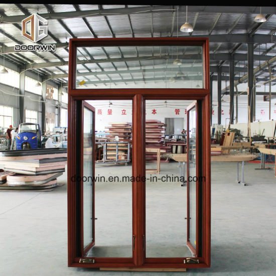 American Oak Wood Crank Window - China Round Top Window Replacement, Round Window That Open - Doorwin Group Windows & Doors