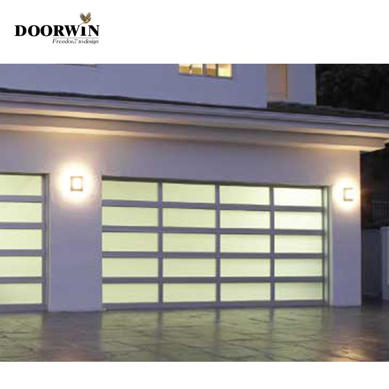 Automatic Steel PU Foam Insulated Remote Control Overhead Garage Doors - Doorwin Group Windows & Doors