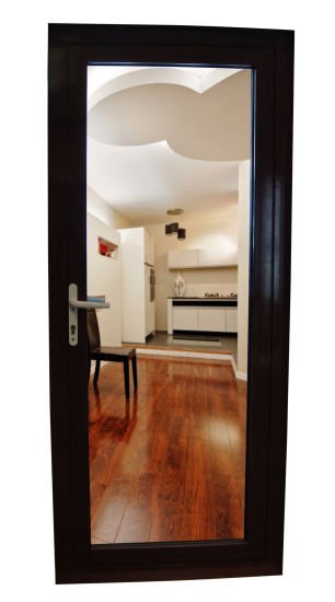 Black Color Thermal Break Aluminium Outswing French Door - China Aluminum Outswing Door, Aluminum Hinged Door - Doorwin Group Windows & Doors