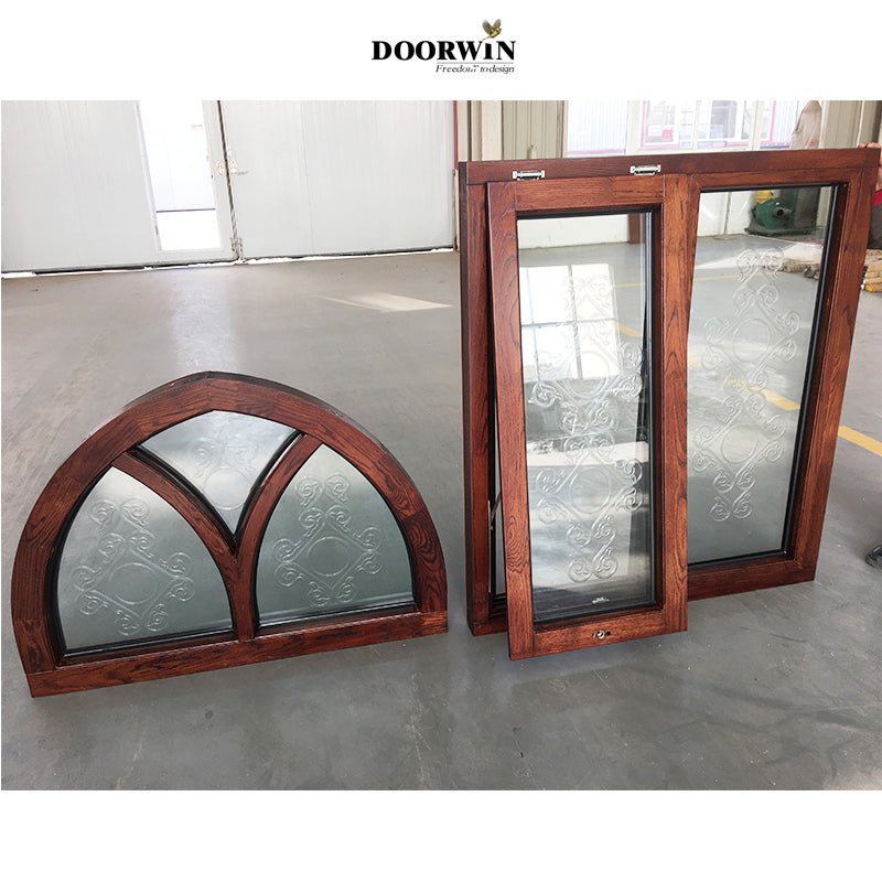 DOORWIN Wood arched window frame round wooden windows - Doorwin Group Windows & Doors