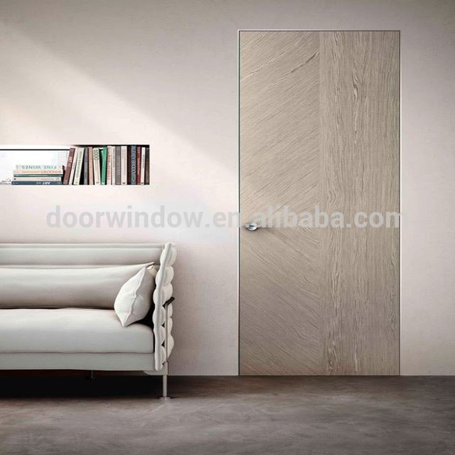 Most popular China factory top quality new design wooden invisible door design with America oakby Doorwin - Doorwin Group Windows & Doors