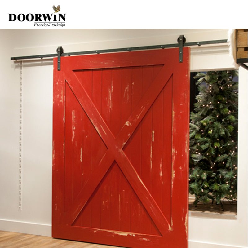 New trend Latest Design Wooden Interior Room Barn Door Made of oak Wood Form Factory - China Door, Barn Door - Doorwin Group Windows & Doors