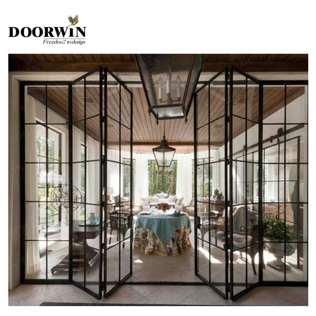 New trend products DOORWIN Wood grain aluminium frame glass doors and bi-fold door waterproof toilet alloy casement windows - Doorwin Group Windows & Doors