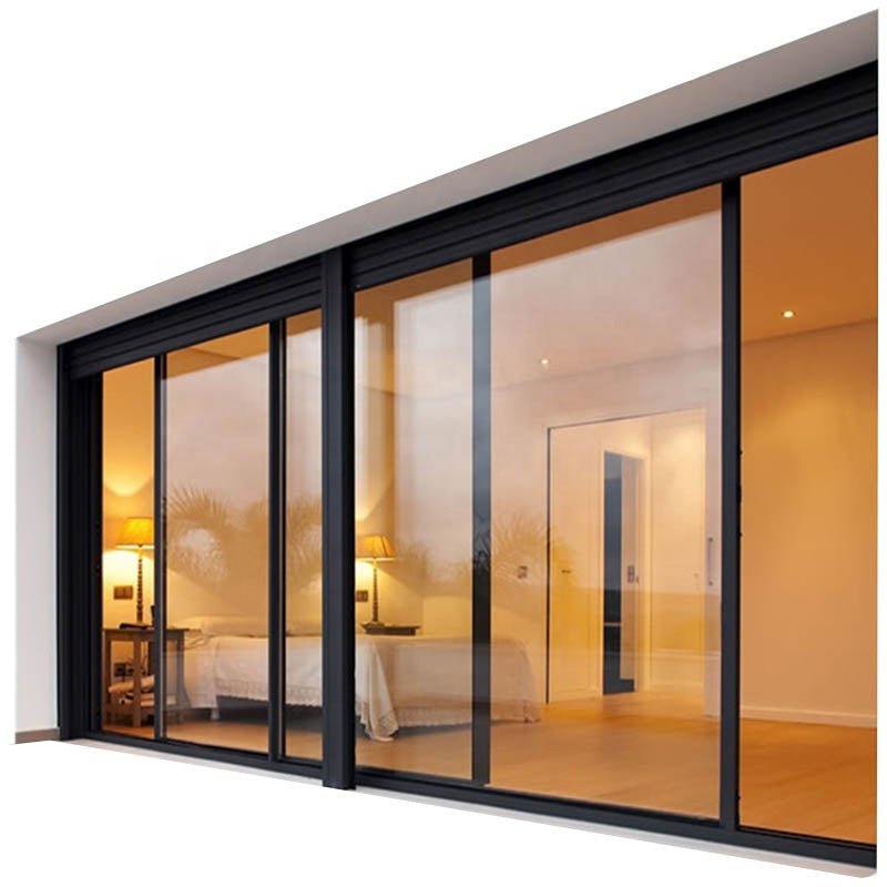 Tempered glass front door storefront standard slidingby Doorwin on Alibaba - Doorwin Group Windows & Doors
