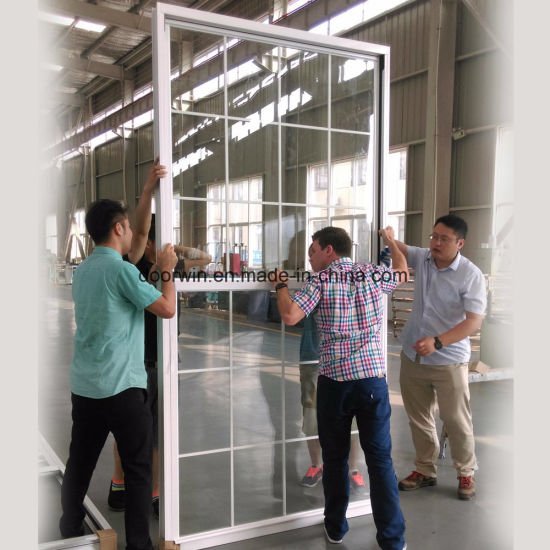 Ultra-Large  Type Single Hung Thermal Break Aluminum Window Export to USA - China Double Hung Window, Slide up Windows - Doorwin Group Windows & Doors