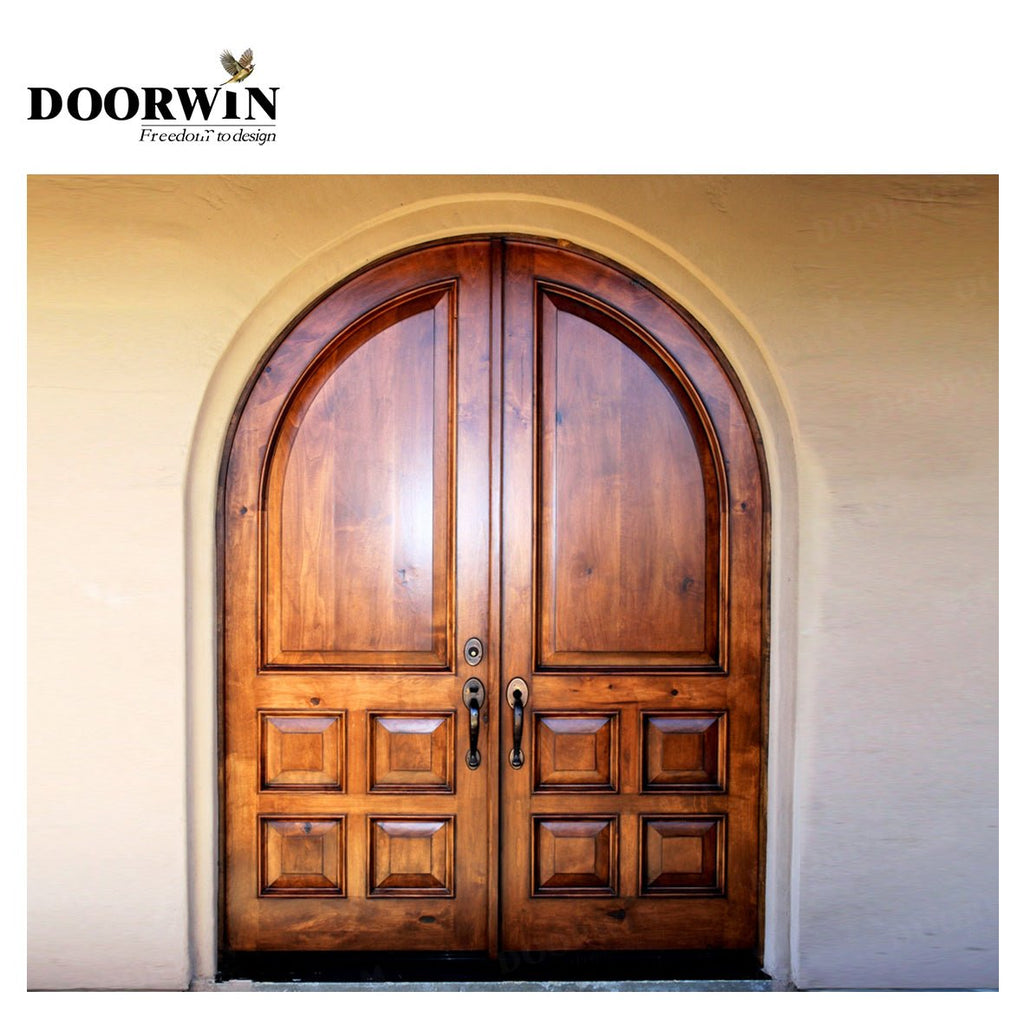 USA Colorado best price hot sale DOORWIN Wholesale price solid wood french doors exterior front double door - Doorwin Group Windows & Doors
