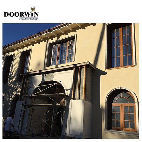 USA Nashville good quality DOORWIN Wood Cladding Aluminum Window With Colonial Bars For San Francisco California House by Doorwin - Doorwin Group Windows & Doors