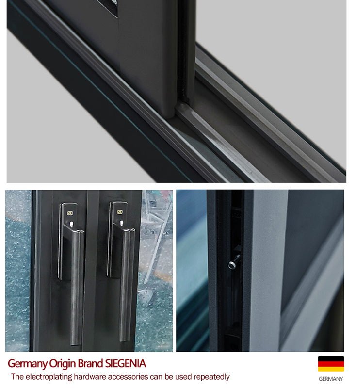 USA San Jose hot sale DOORWIN wood aluminum frame balcony commercial automatic sliding glass doors by Doorwin - Doorwin Group Windows & Doors