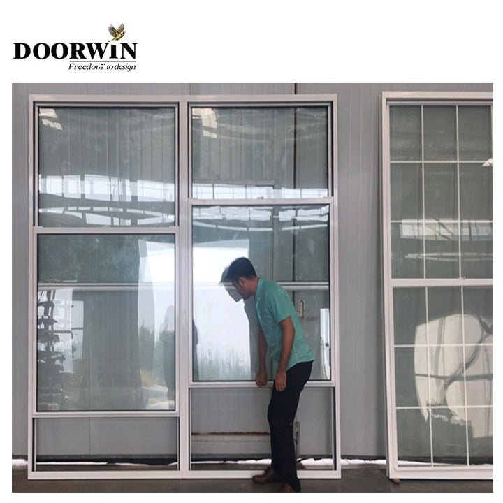 USA Virginia good quality American Customized Thermal Insulation Aluminum Double Hung Windows,vertical windows by Doorwin - Doorwin Group Windows & Doors