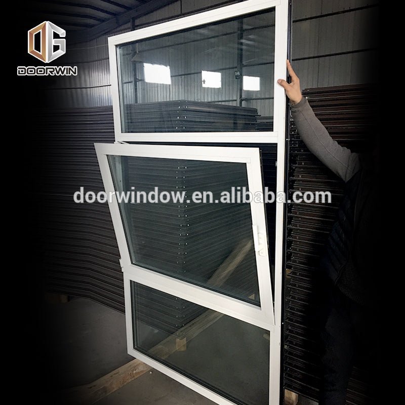 white thermal break aluminum frame fixed glass windows by Doorwin - Doorwin Group Windows & Doors