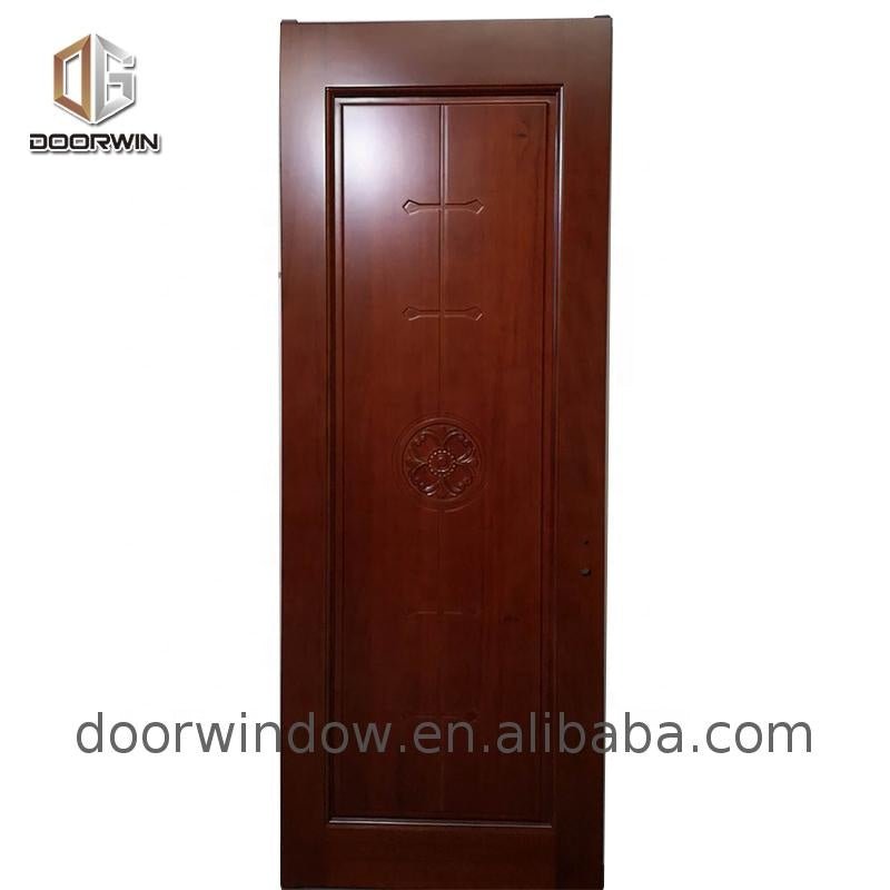 Wooden door with frame decoration glass insert wood interior door glass insert wood interior door - Doorwin Group Windows & Doors