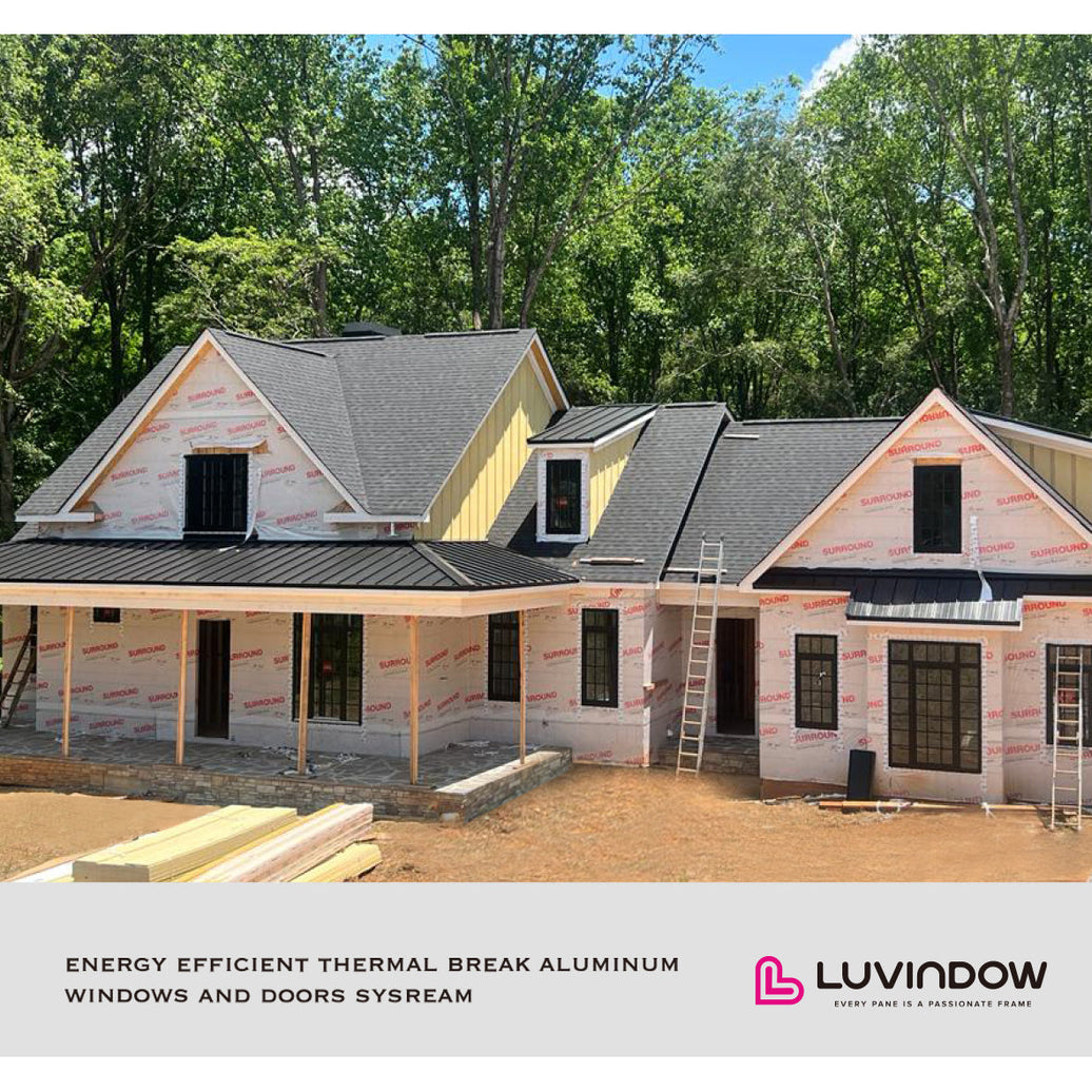 Luvindow Georgia Project with Modern Lift and Slide Doors & Tilt and Turn Windows