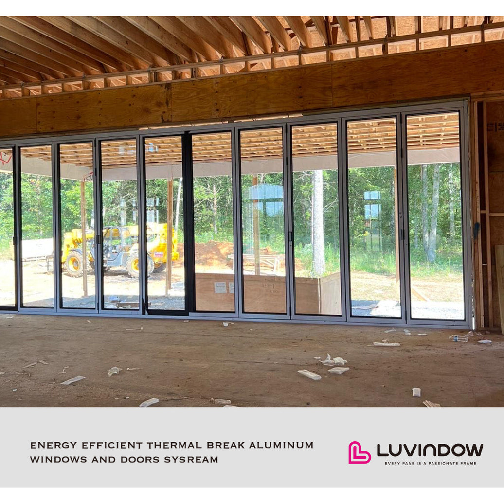 Luvindow Tennessee Project with Bi-Fold Doors and  Casement Windows