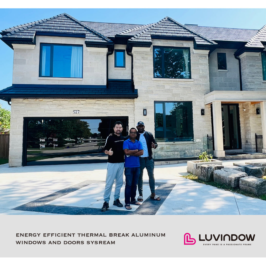 Luvindow Tilt & Turn Windows and Lift & Slide Doors Project on Mississauga, CA