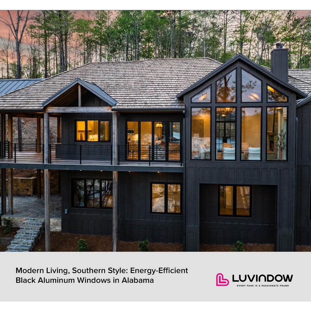 Modern Living, Southern Style: Energy-Efficient Black Aluminum Windows in Alabama