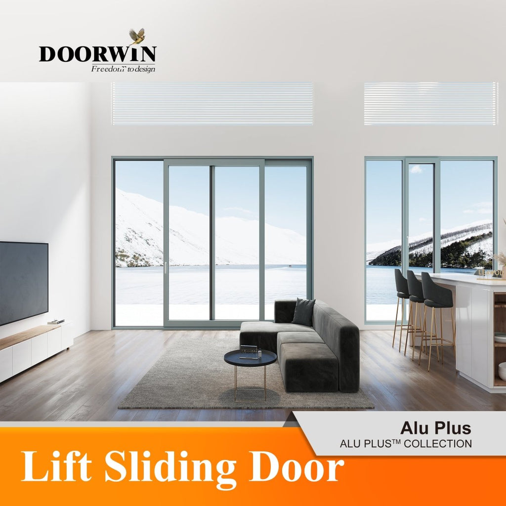 ALU PLUS COLLECTION FOR HOT SALE , lift sliding door - Shandong Doorwin Construction Co., Ltd.