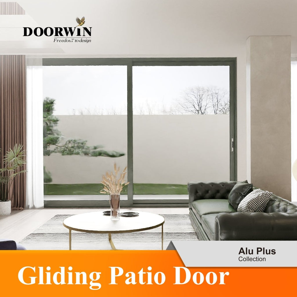 ALU PLUS COLLECTION for US clients，gliding patio door - Shandong Doorwin Construction Co., Ltd.