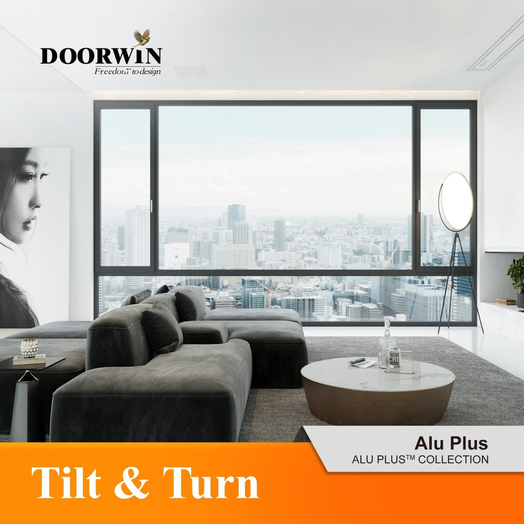 ALU PLUS  COLLECTION, Hot sale tilt & turn window - Shandong Doorwin Construction Co., Ltd.
