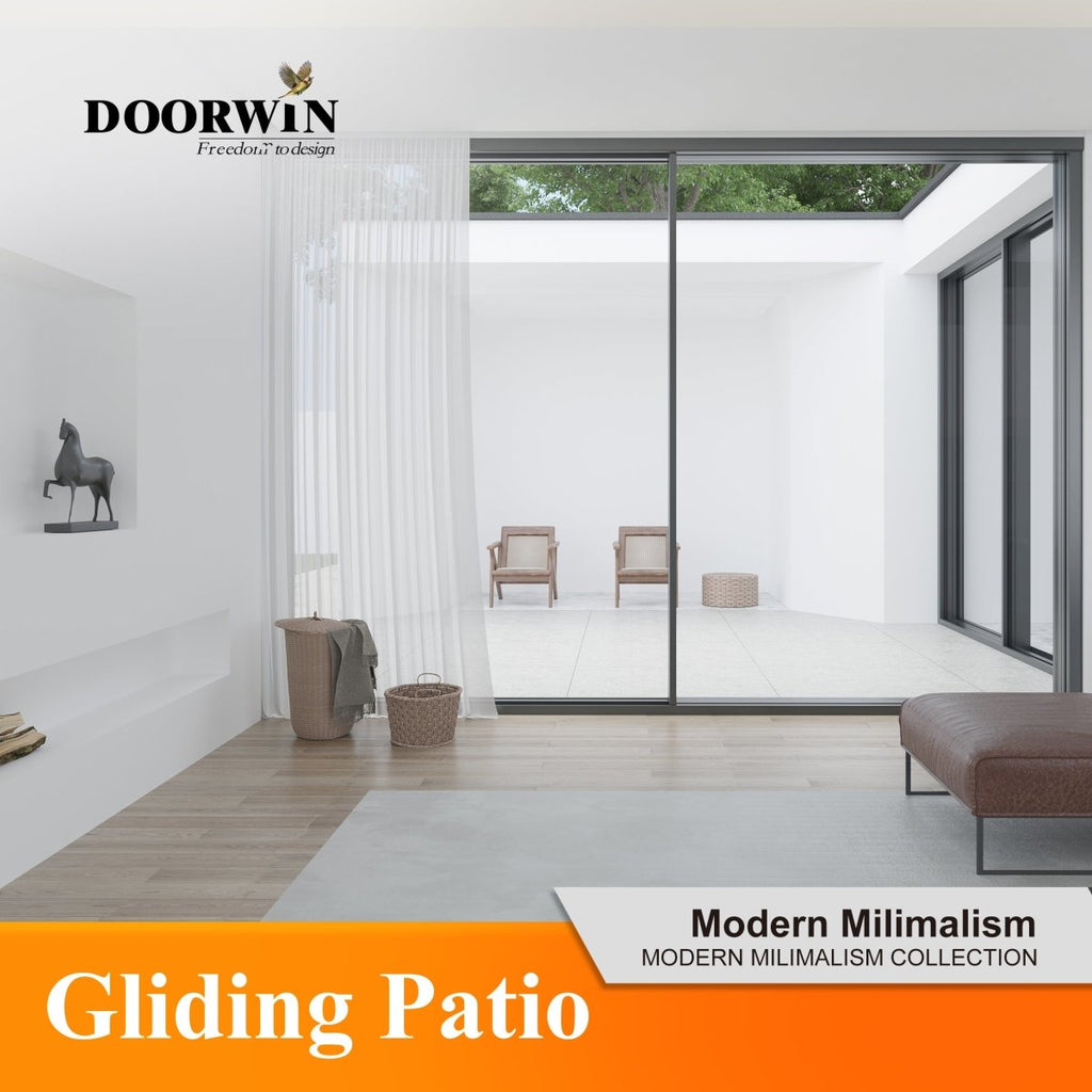 MODERN MINIMALISM COLLECTION， Gliding Patio Door - Shandong Doorwin Construction Co., Ltd.