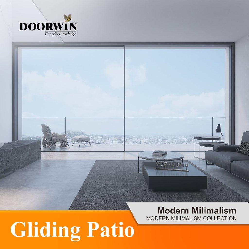 New Trends MINIMALISM COLLECTION，Gliding Patio Door - Shandong Doorwin Construction Co., Ltd.