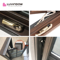 10 Year Warranty Energy Efficient USA NFRC Standard Fire Rated Aluminium tempered glass fixed Corner window