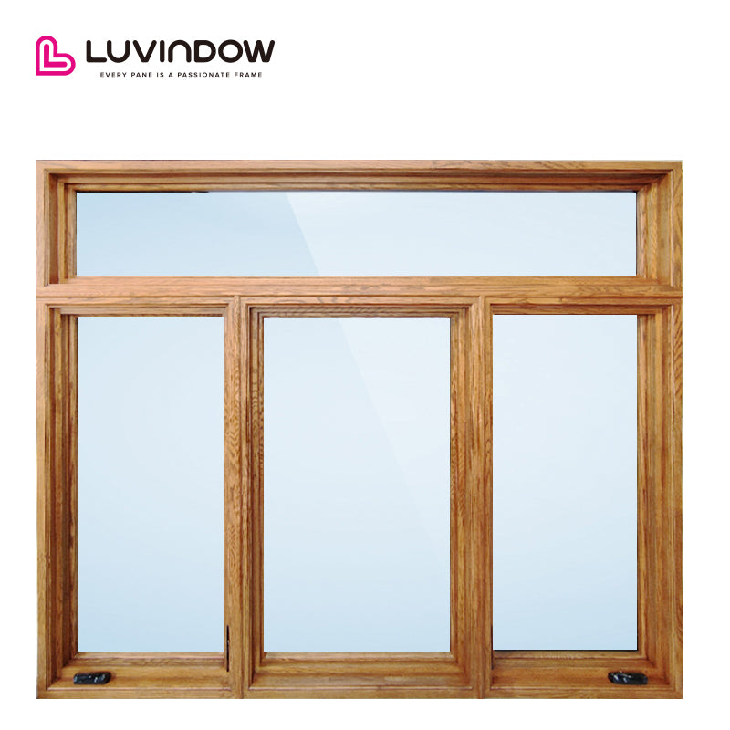 Wood Finished Crank Open Casement Windows