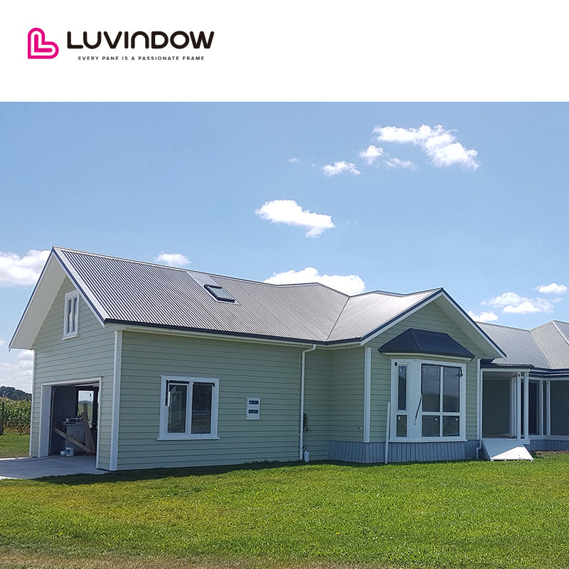 White Aluminum Wood Windows