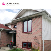 Wooden Cladding Aluminum Tilt Turn Window