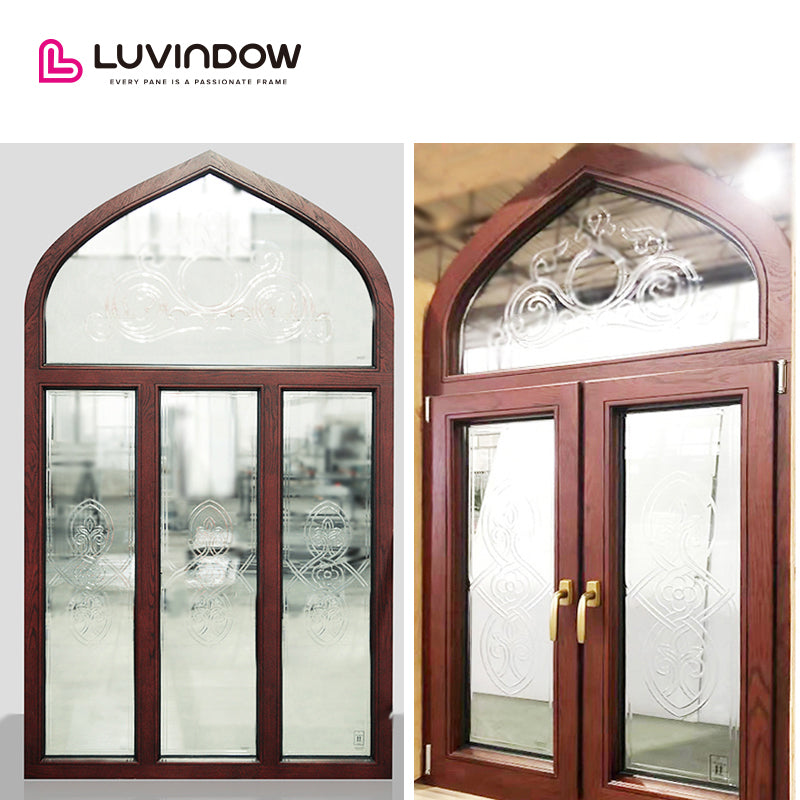 Gothic Style Wooden Specialty Shapes Window