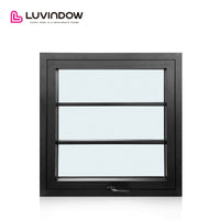 Aluminium Double Glass Hinges Window