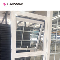 White Grille Aluminum Awning Windows