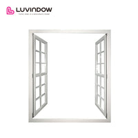 USA Fresno hot sale LUVINDOW Wholesale price double hung window low-e single windows