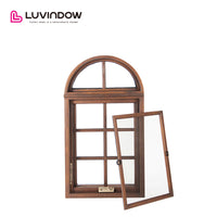 Aluminium Cladding Wood Crank Open Windows