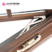 Aluminium Cladding Wood Crank Open Windows