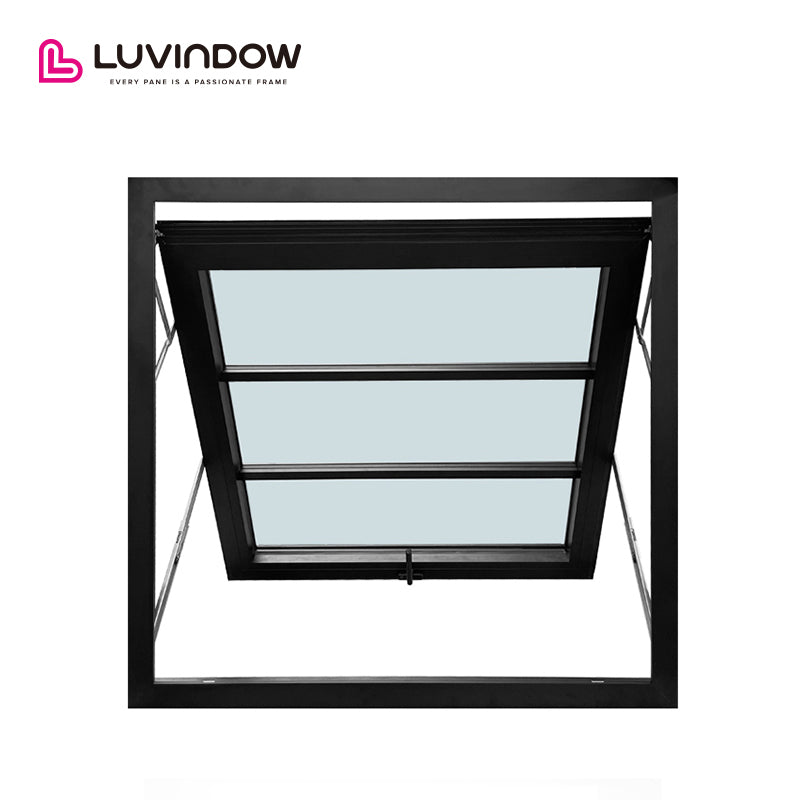 Aluminium Double Glass Hinges Window