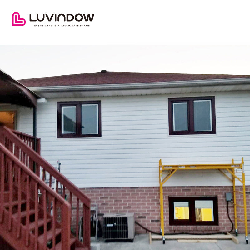 Wooden Cladding Aluminum Tilt Turn Window