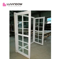 USA Fresno hot sale LUVINDOW Wholesale price double hung window low-e single windows