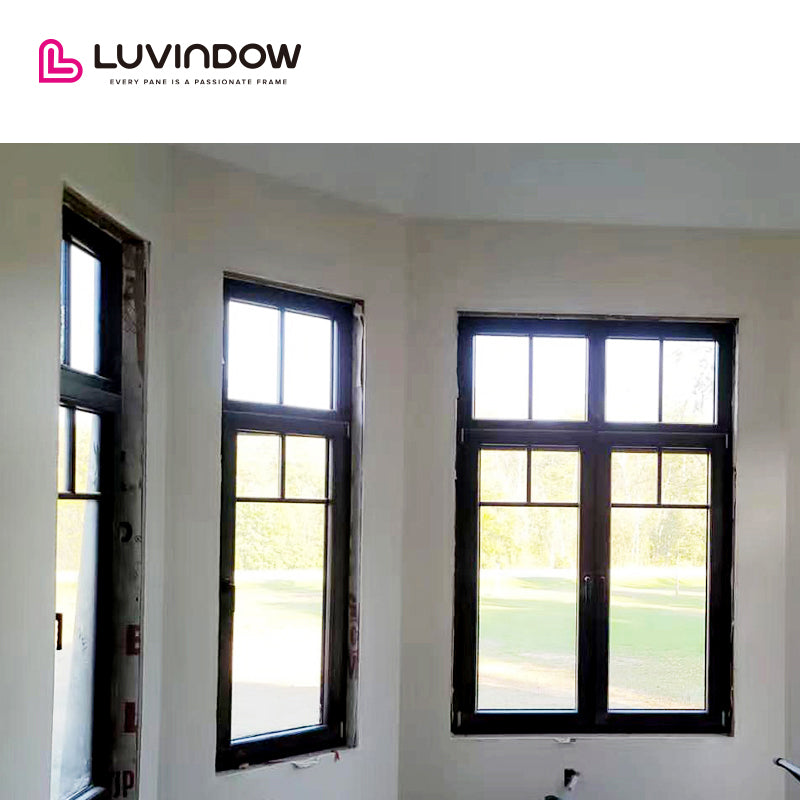 American Oak Wood Clad Aluminum Tilt Turn Windows