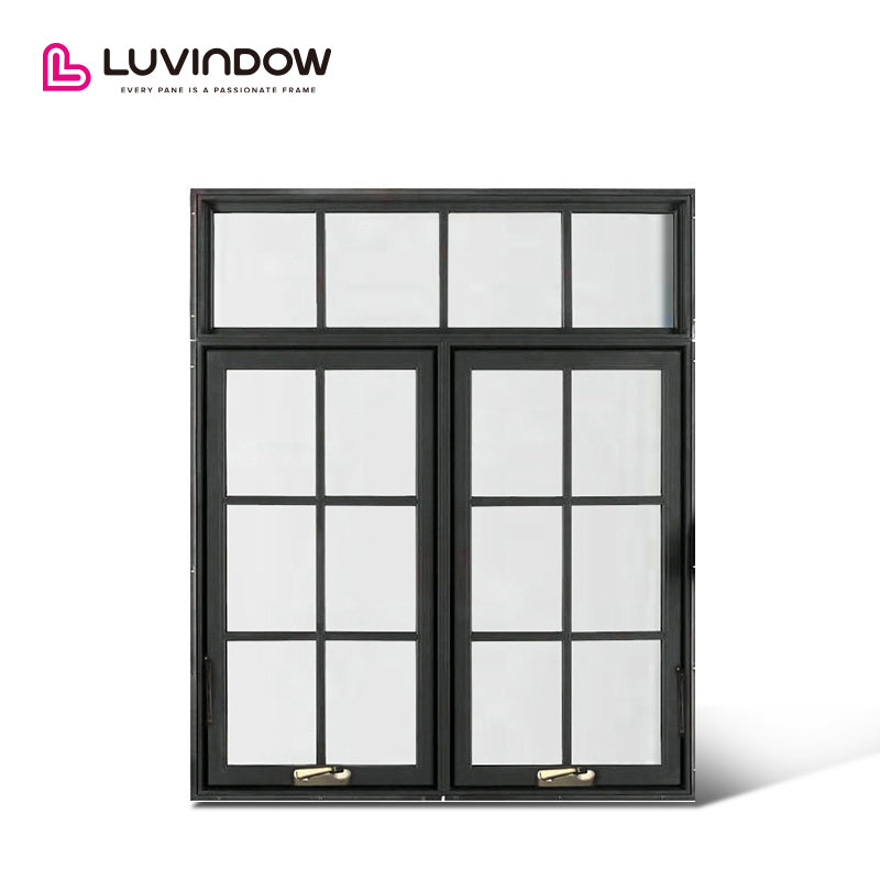 10 Year Warranty Energy Efficient USA NFRC Standard Fire Rated Aluminium tempered glass fixed Corner window
