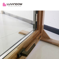 Security Glass Blinds System Awning Window