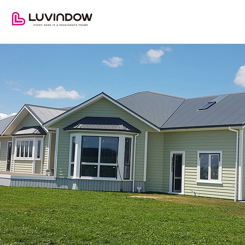 White Aluminum Wood Windows