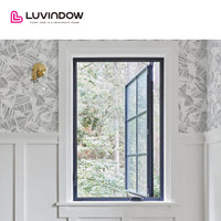 10 Year Warranty Energy Efficient USA NFRC Standard Fire Rated Aluminium tempered glass fixed Corner window