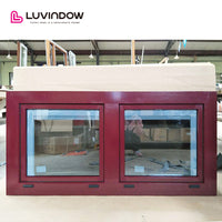 Wooden Cladding Aluminum Tilt Turn Window