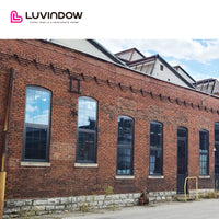 USA Albuquerque nice LUVINDOW Wholesale standard double hung window aluminium sizes small single windows